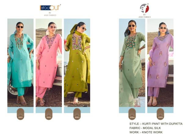 Anju fabrics chandani vol 5 Designer kurti supplier in India