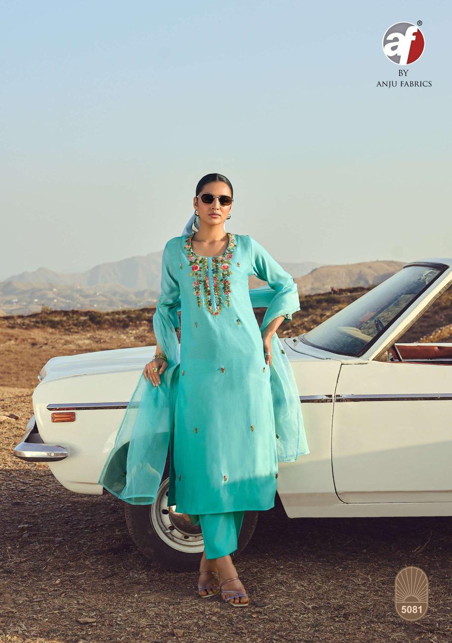 Anju fabrics chandani vol 5 Designer kurti supplier in India