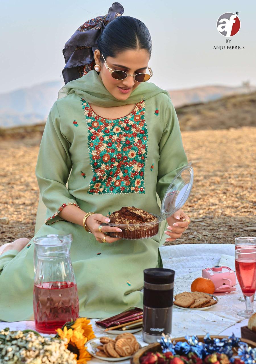 Anju fabrics chandani vol 5 Designer kurti supplier in India