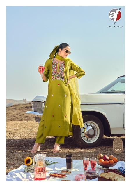 Anju fabrics chandani vol 5 Designer kurti supplier in India