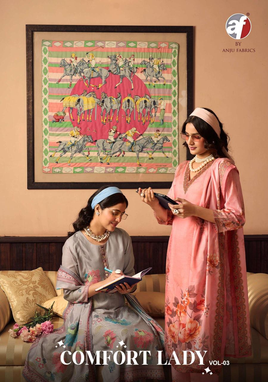 Anju fabrics comfort lady vol 3 Wholesale kurti suppliers in Bangalore