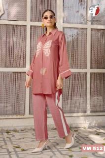 Anju fabrics VM 512 coord set Kurti wholesaler in pune