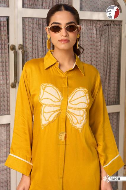 Anju fabrics VM 512 coord set Kurti wholesaler in pune