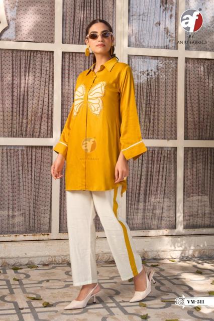 Anju fabrics VM 512 coord set Kurti wholesaler in pune