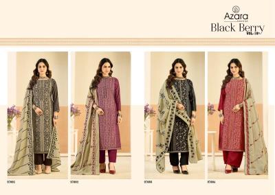 Azara black berry 18 Dress material wholesale market