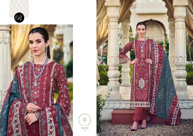 Belliza guzarish vol 24 Wedding dress materials wholesale in Ahmedabad