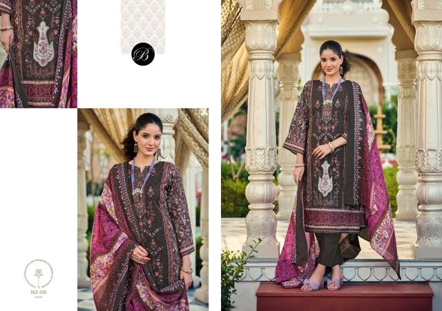 Belliza guzarish vol 24 Wedding dress materials wholesale in Ahmedabad