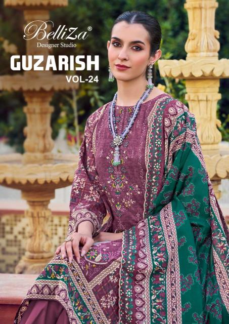 Belliza guzarish vol 24 Wedding dress materials wholesale in Ahmedabad