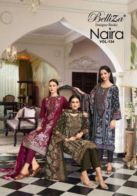 Belliza naira vol- 134 Wholesale dress materials suppliers in Kolkata