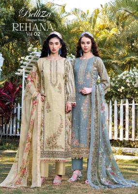 Belliza rehana vol- 2 Wholesale dress materials manufacturers