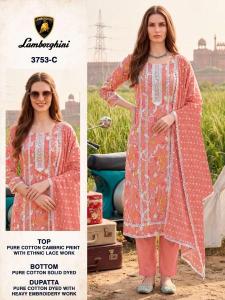Bipson prints lamborgini 3753 Wholesale dress material dealers