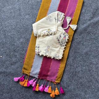 Blousewala mal cotton Wholesale sarees online