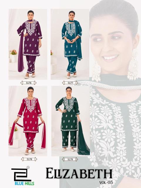 Blue hills elizabeth vol 5 Kurti wholesale market in Bangalore