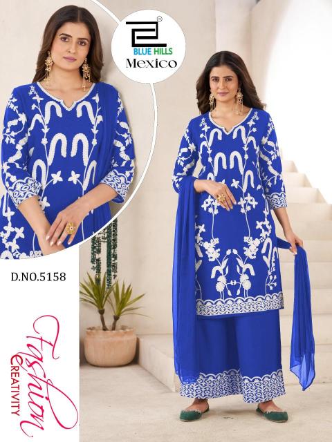 Blue hills mexico lucknowi Kurti manufacturers in Kolkata