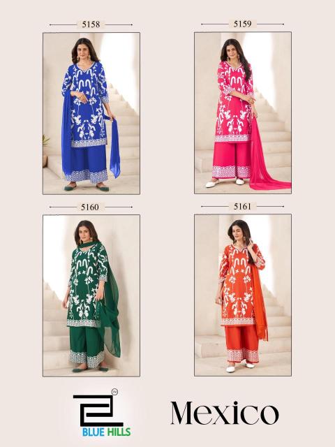 Blue hills mexico lucknowi Kurti manufacturers in Kolkata