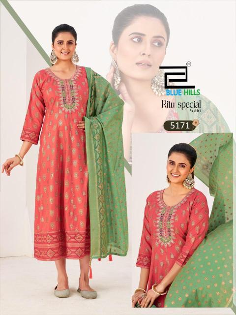 Blue hills ritu special vol-10 Budget Kurti market in pune