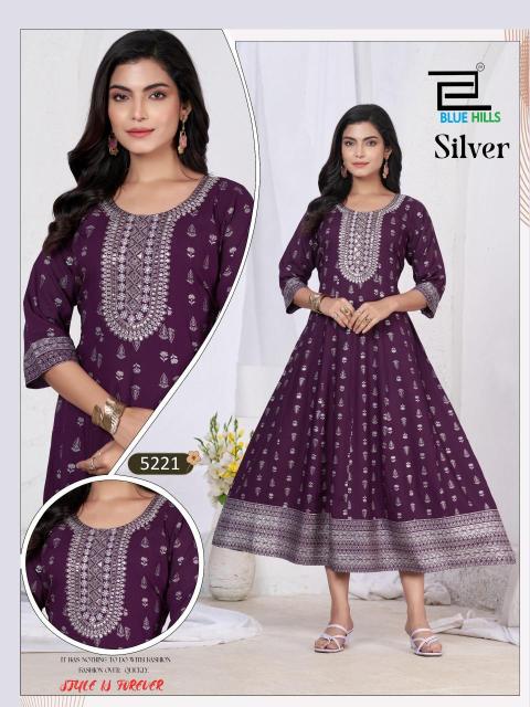Blue hills silver Kurti suppliers in Kolkata