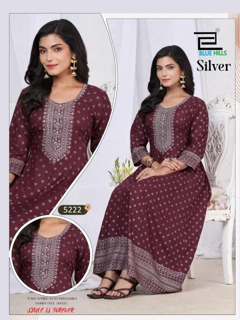 Blue hills silver Kurti suppliers in Kolkata