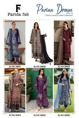 Farida fab parian dream vol- 18 salwar suits Wholesale textile suppliers in Hydrabad