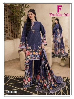 Farida fab ramsha vol- 5  Salwar suit materials manufacturer in Ahmedabad