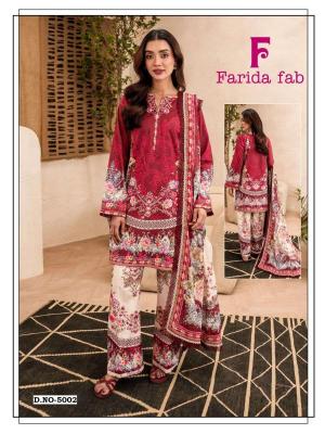 Farida fab ramsha vol- 5  Salwar suit materials manufacturer in Ahmedabad