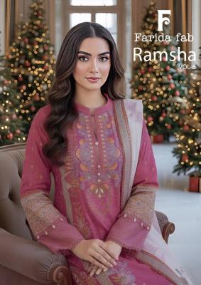 Farida fab ramsha vol-6 Wholesale designer salwar kameez in Pune