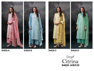 Ganga citrina 4628 Dress materials suppliers in Ahmedabad