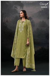 Ganga evaira 4656 Bhavnagar wholesale dress materials market