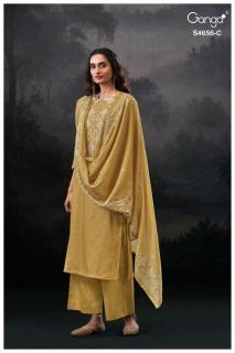 Ganga evaira 4656 Bhavnagar wholesale dress materials market