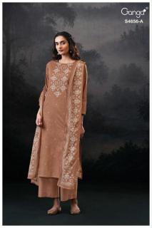 Ganga evaira 4656 Bhavnagar wholesale dress materials market
