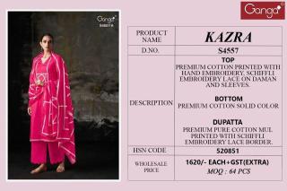 Ganga kazra 4557 Dress materials for women in Gujarat