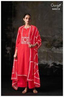 Ganga kazra 4557 Dress materials for women in Gujarat