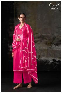 Ganga kazra 4557 Dress materials for women in Gujarat