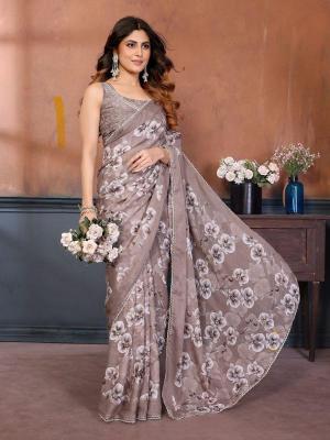 GC flower print Saree wholesale market in India