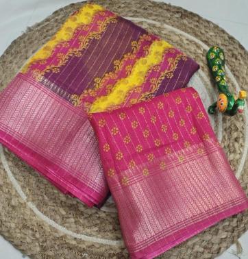 GC multi colour mil Surat saree wholesale price