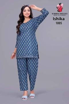 Hiaara ishika vol-1 coord set  Wholesale kurtis in Pune