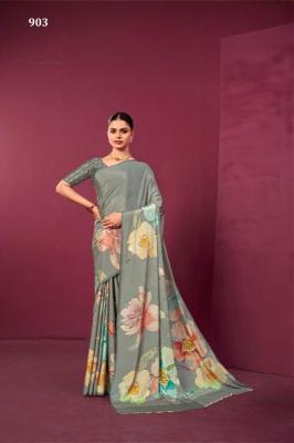 Hypnotex paula Printed sarees wholesale in Ahmedabad