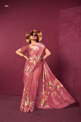 Hypnotex paula Printed sarees wholesale in Ahmedabad