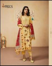 Ibiza fashion story linen Dress material manufacturers in Surat