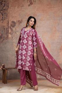 Jaipuri 3pcs cotton Kurti manufacturers in India