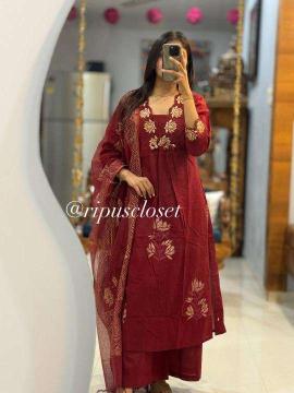 Jaipuri 3pcs Kurti distributors in Kolkata