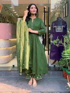 Jaipuri 3pcs Kurti manufacturers in Mumbai