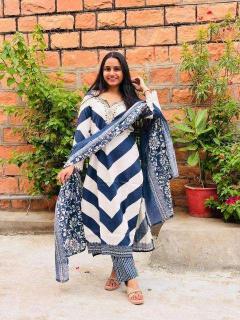 Jaipuri 3pcs Kurti wholesale market in Maharashtra