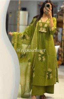 Jaipuri 3pcs Latest Kurti collections for retailers
