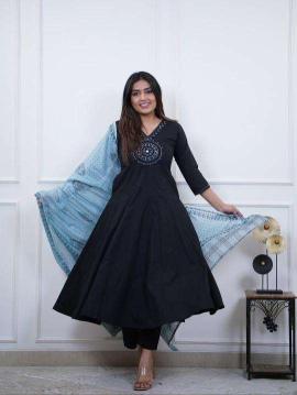 Jaipuri cotton 3pcs Kurti wholesalers in Jaipur