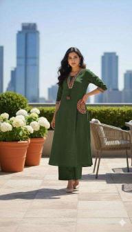 Jaipuri flaired coord set Kurti manufacturer in Jaipur