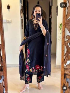 Janni 3pcs plazzo Wholesale Kurtis online