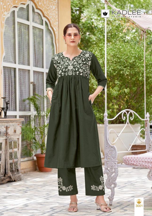 Kadlee morpankh coord set Wholesale kurtis in Kolkata