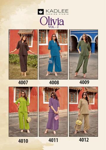 Kadlee olivia vol 2 coord set Kurti manufacturers in Kolkata