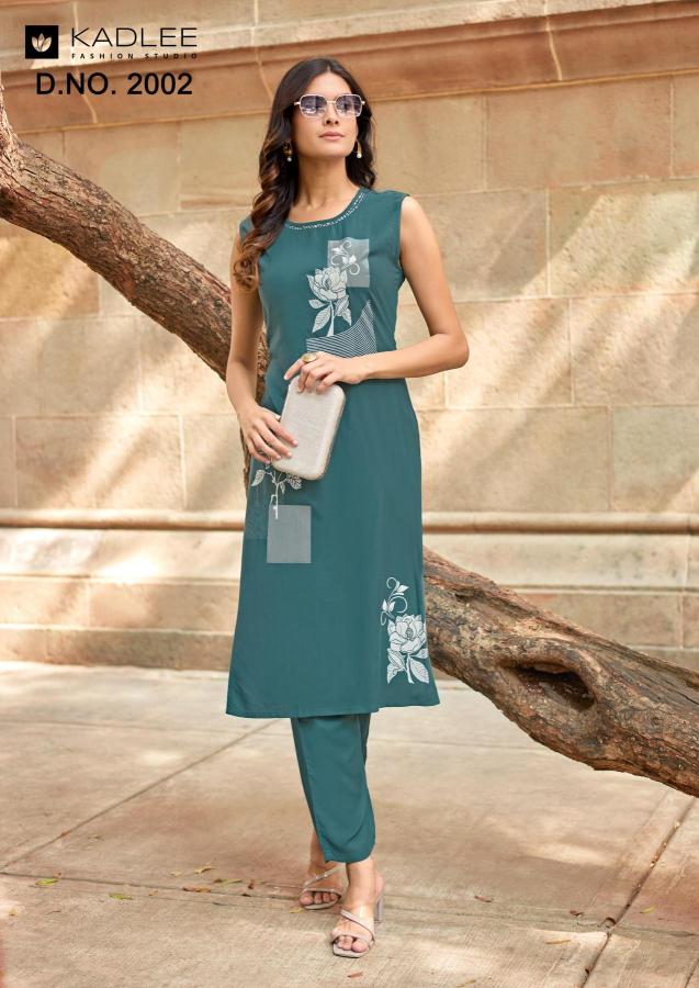Kadlee rose wood coord set Wholesale kurtis in Ahmedabad